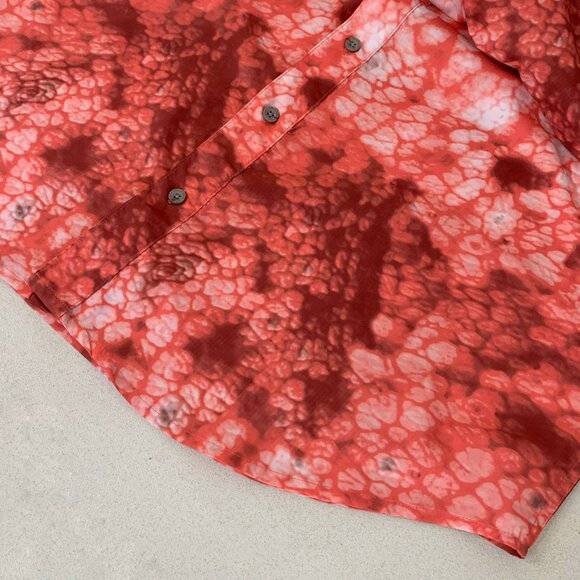 Reel Legends Mariner II Fishing Shirt Mens XXL Orange Camo Vented Sun Protect - Picture 7 of 8